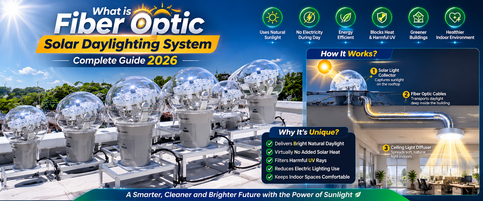 Fiber Optic Solar Daylighting System: The Complete Guide