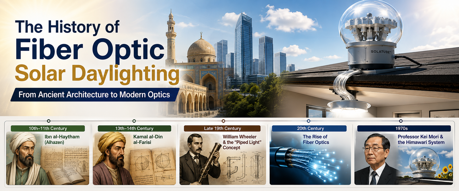 The History of Fiber Optic Solar Daylighting